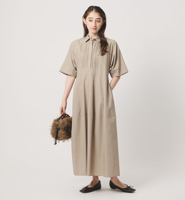 UNITED ARROWS「タック シャツ ワンピース」|ワンピース|