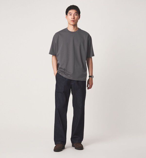 UNITED ARROWS green label relaxing「【WEB限定】JUST fit デイリー ワイド Tシャツ -吸水速乾・抗菌-」|Tシャツ・カットソー|
