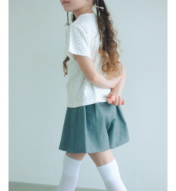 UNITED ARROWS green label relaxing「【COOL CHIC GIRLS STYLE】小花柄 Tシャツ / キッズ  120cm-160cm」|Tシャツ・カットソー|
