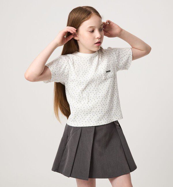 UNITED ARROWS green label relaxing「【COOL CHIC GIRLS STYLE】小花柄 Tシャツ / キッズ  120cm-160cm」|Tシャツ・カットソー|
