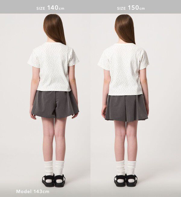UNITED ARROWS green label relaxing「【COOL CHIC GIRLS STYLE】小花柄 Tシャツ / キッズ  120cm-160cm」|Tシャツ・カットソー|