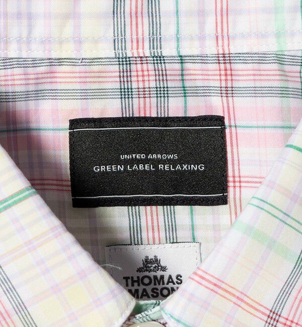 UNITED ARROWS green label relaxing「トーマスメイソン ジャストルーズ チェック柄 半袖 シャツ」|シャツ・ブラウス|