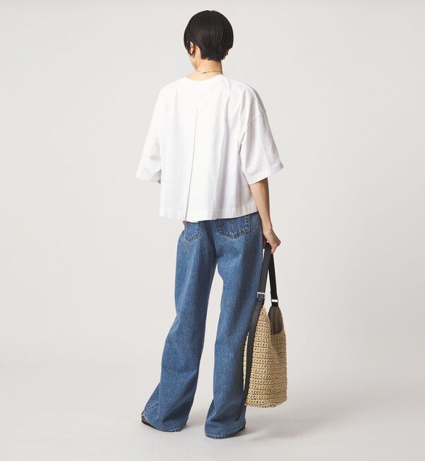 UNITED ARROWS green label relaxing「バック タック ロゴ Tシャツ」|Tシャツ・カットソー|