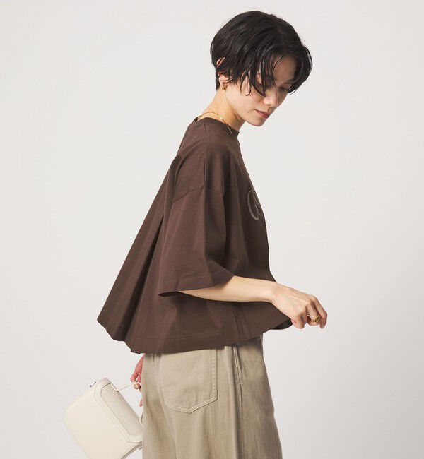 UNITED ARROWS green label relaxing「バック タック ロゴ Tシャツ」|Tシャツ・カットソー|