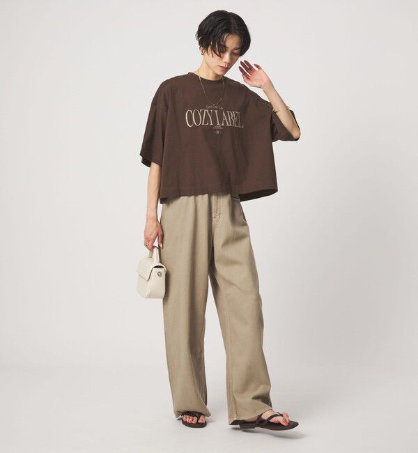 UNITED ARROWS green label relaxing「バック タック ロゴ Tシャツ」|Tシャツ・カットソー|