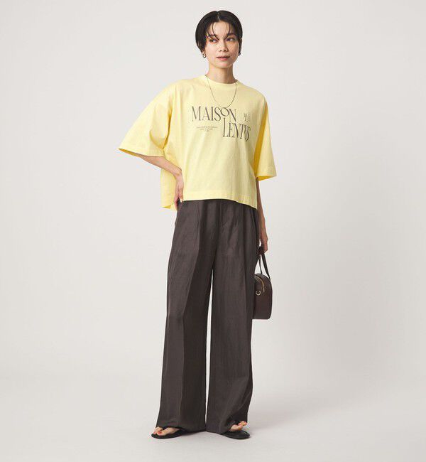 UNITED ARROWS green label relaxing「バック タック ロゴ Tシャツ」|Tシャツ・カットソー|