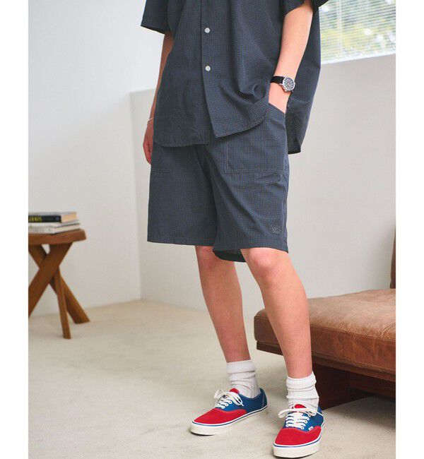 UNITED ARROWS green label relaxing「【別注】＜SMITH&rsquo;S AMERICAN＞チェック柄 ショーツ」|その他|NAVY