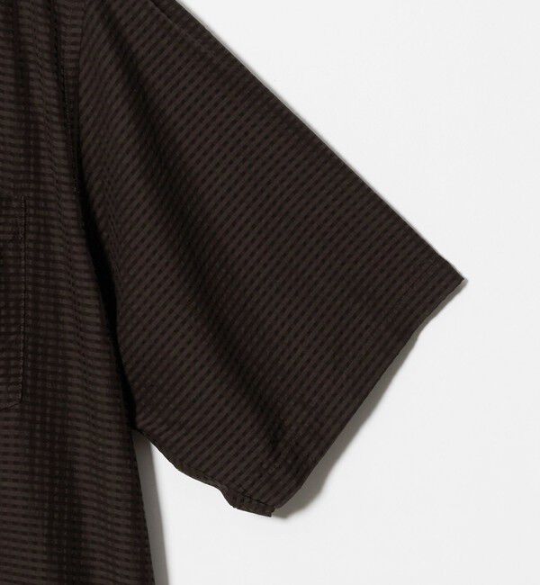 UNITED ARROWS green label relaxing「シアー ギンガムチェック ジャストルーズ 半袖 シャツ」|シャツ・ブラウス|