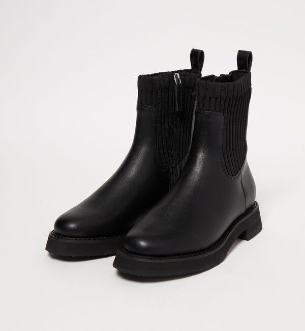 UNITED ARROWS green label relaxing「ストレッチ ショートブーツ / サイドゴア / 撥水」|ロングブーツ|