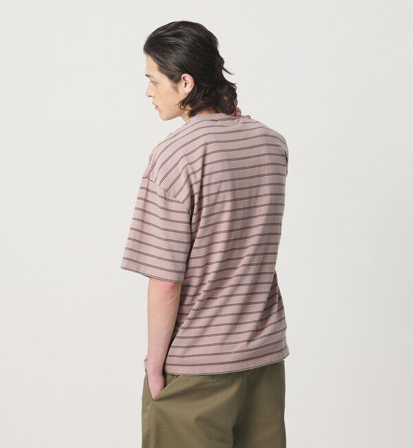 MONKEY TIME「ウォッシュド ボーダー Tシャツ」|Tシャツ・カットソー|