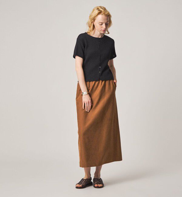 STEVEN ALAN「＜Steven Alan＞スエードライク ロング スカート」|スカート|