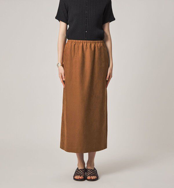 STEVEN ALAN「＜Steven Alan＞スエードライク ロング スカート」|スカート|