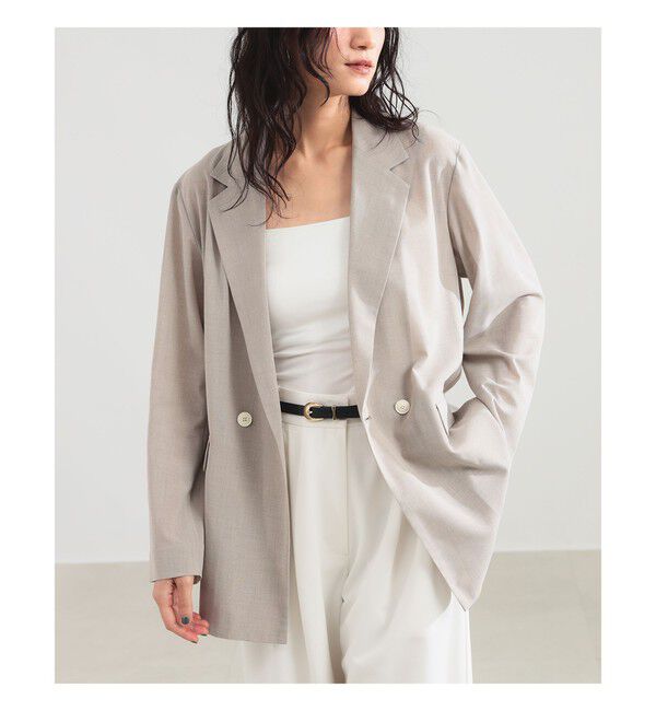 Demi-Luxe BEAMS 「ポリエステル レーヨン 2ボタン ジャケット」|ダッフルコート|