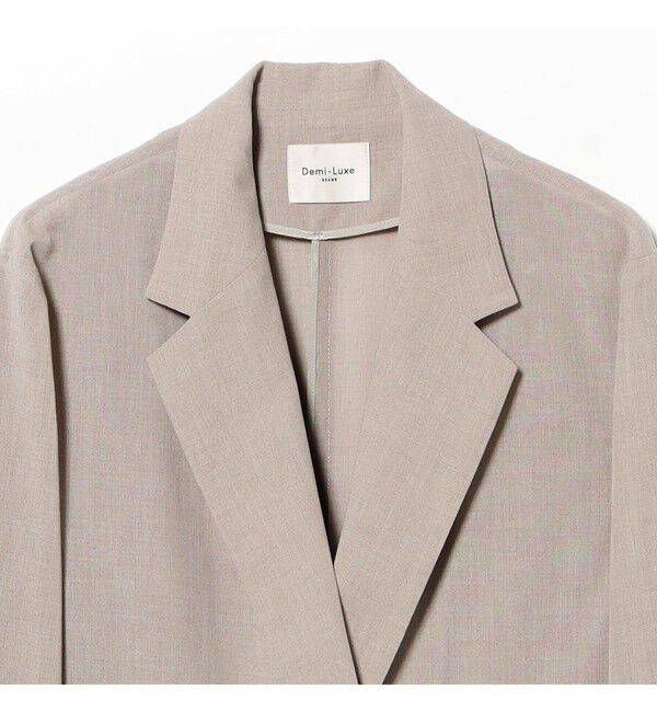 Demi-Luxe BEAMS 「ポリエステル レーヨン 2ボタン ジャケット」|ダッフルコート|