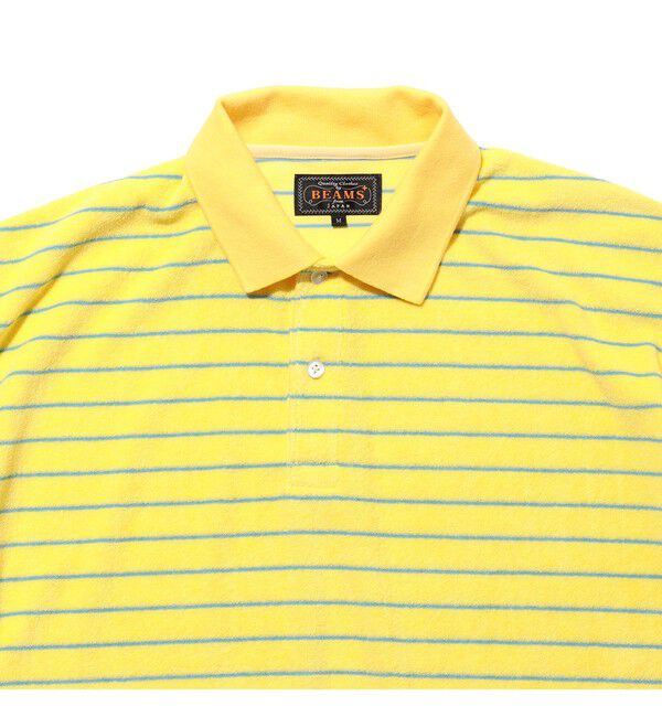 BEAMS PLUS「Pile Polo Stripe」|ポロシャツ|