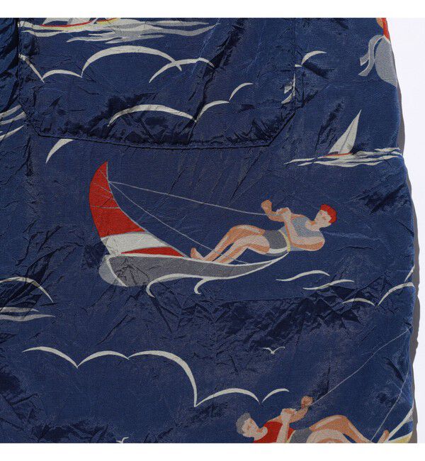 BEAMS PLUS「GYM Shorts Cupro Print」|その他|