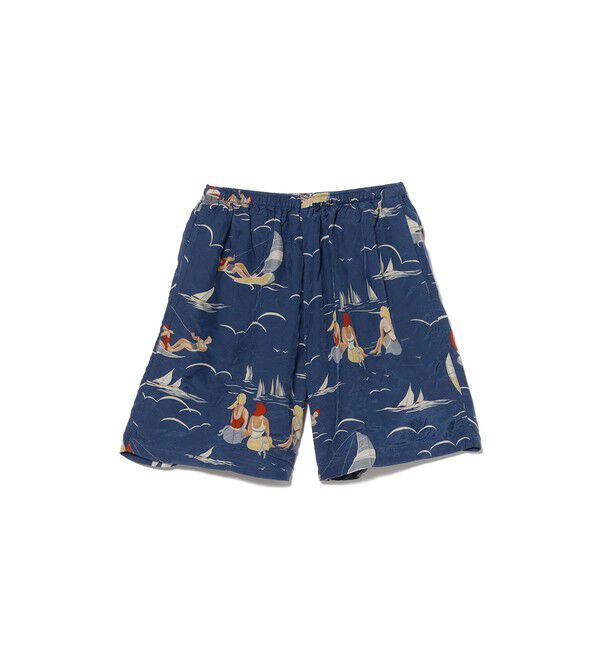 BEAMS PLUS「GYM Shorts Cupro Print」|その他|