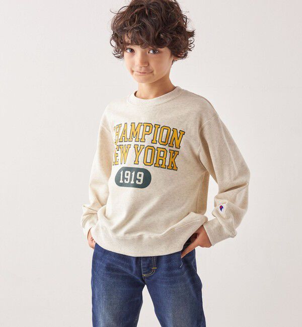SHIPS any「CHAMPION: カレッジロゴ スウェット<KIDS>」|スウェット・ジャージ|