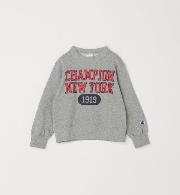SHIPS any「CHAMPION: カレッジロゴ スウェット<KIDS>」|スウェット・ジャージ|ライトグレー