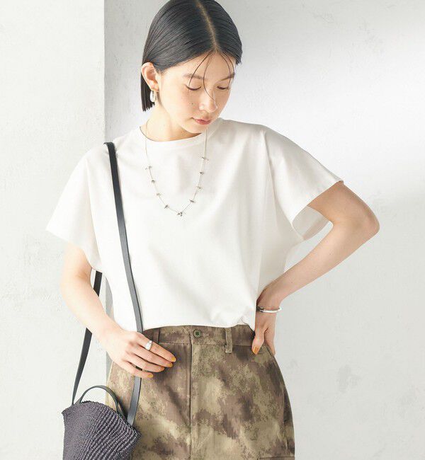 SHIPS for women「〈接触冷感〉ポンチ ドルマン TEE」|Tシャツ・カットソー|