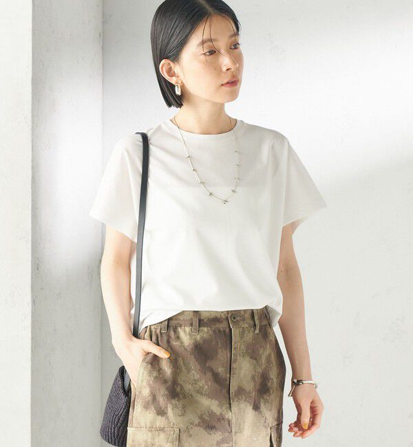 SHIPS for women「〈接触冷感〉ポンチ ドルマン TEE」|Tシャツ・カットソー|