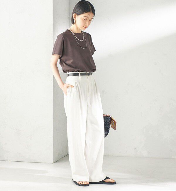 SHIPS for women「〈接触冷感〉ポンチ ドルマン TEE」|Tシャツ・カットソー|