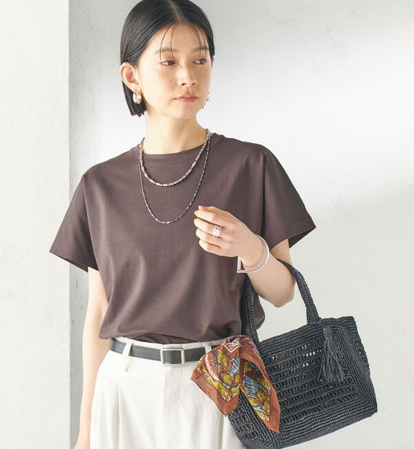 SHIPS for women「〈接触冷感〉ポンチ ドルマン TEE」|Tシャツ・カットソー|