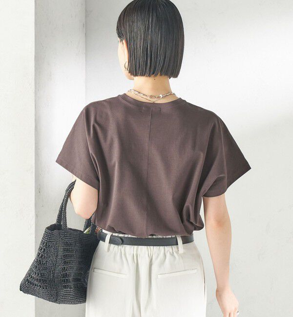SHIPS for women「〈接触冷感〉ポンチ ドルマン TEE」|Tシャツ・カットソー|