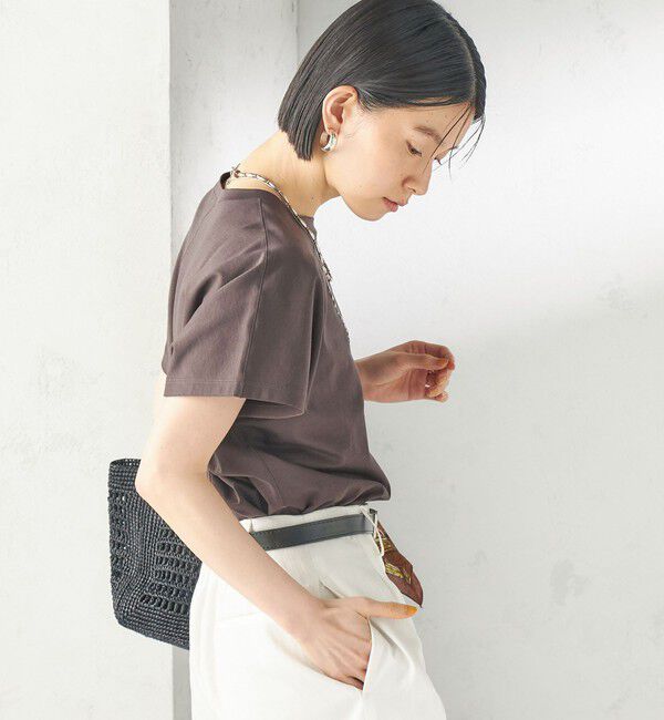 SHIPS for women「〈接触冷感〉ポンチ ドルマン TEE」|Tシャツ・カットソー|