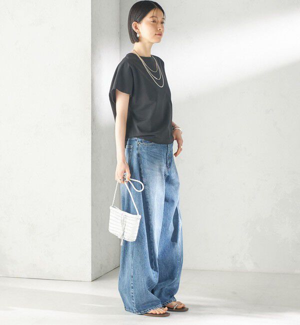 SHIPS for women「〈接触冷感〉ポンチ ドルマン TEE」|Tシャツ・カットソー|