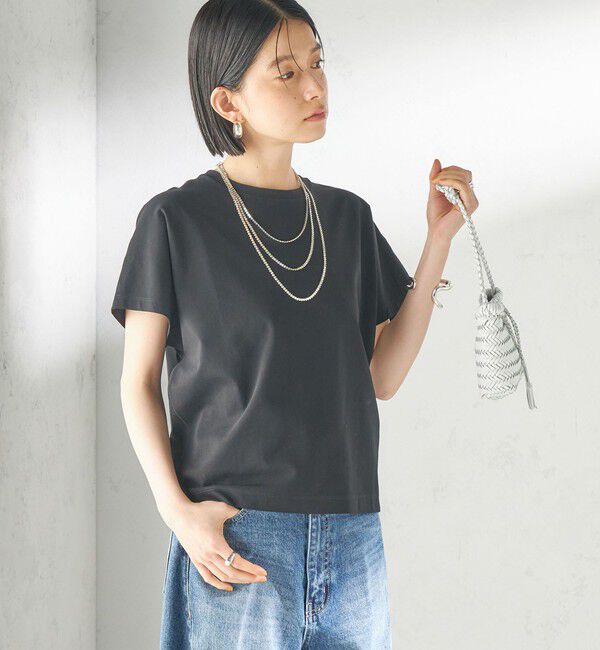 SHIPS for women「〈接触冷感〉ポンチ ドルマン TEE」|Tシャツ・カットソー|