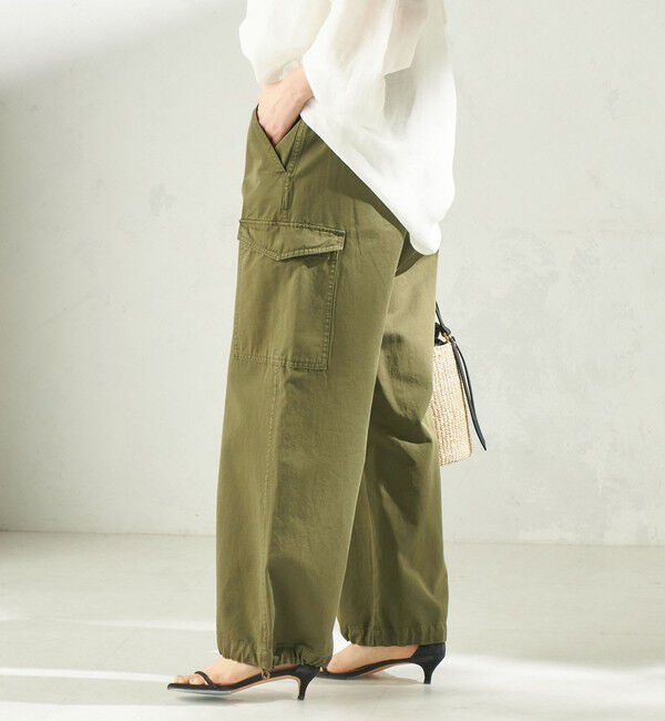 SHIPS for women「【SHIPS別注】GUNG HO:〈洗濯機可能〉パラシュート パンツ」|カーゴ|