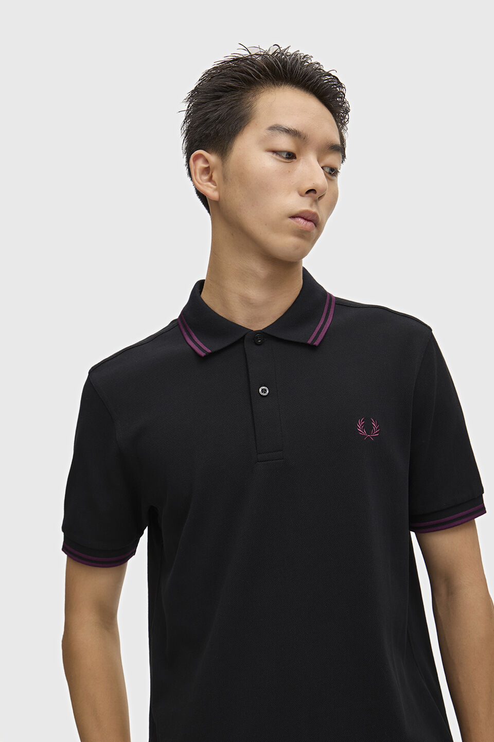 FRED PERRY 「FRED PERRY／The Fred Perry Shirt M3600／フレッドペリー ポロシャツ M3600」|ポロシャツ|BLACK/PLUM