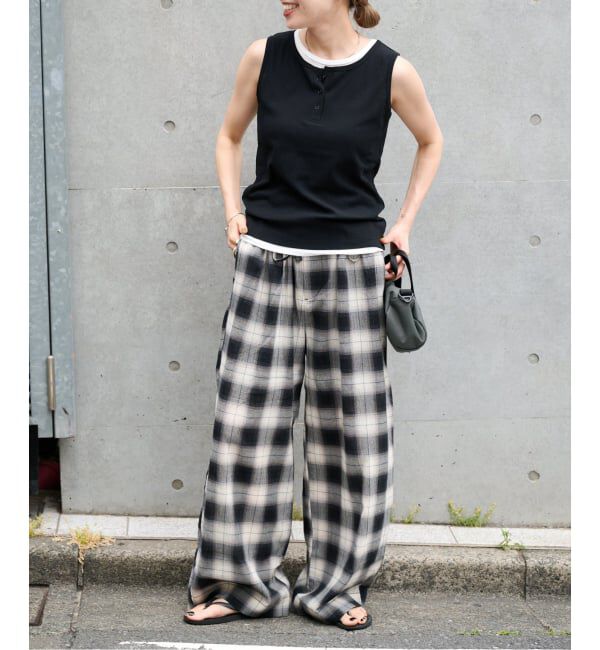 OUTDOOR PRODUCTS Usual Things「レイヤードライクノースリTEE」|Tシャツ・カットソー|