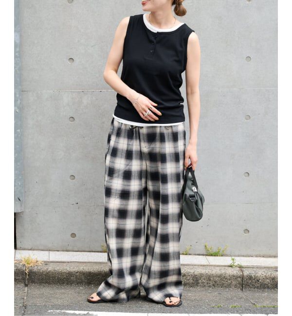 OUTDOOR PRODUCTS Usual Things「レイヤードライクノースリTEE」|Tシャツ・カットソー|