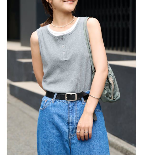 OUTDOOR PRODUCTS Usual Things「レイヤードライクノースリTEE」|Tシャツ・カットソー|グレー