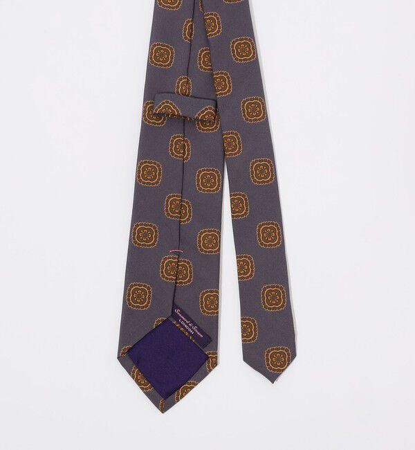 TOMORROWLAND GOODS「Seaward ＆ Stearn シルクプリントネクタイ」|ネクタイ・蝶ネクタイ|