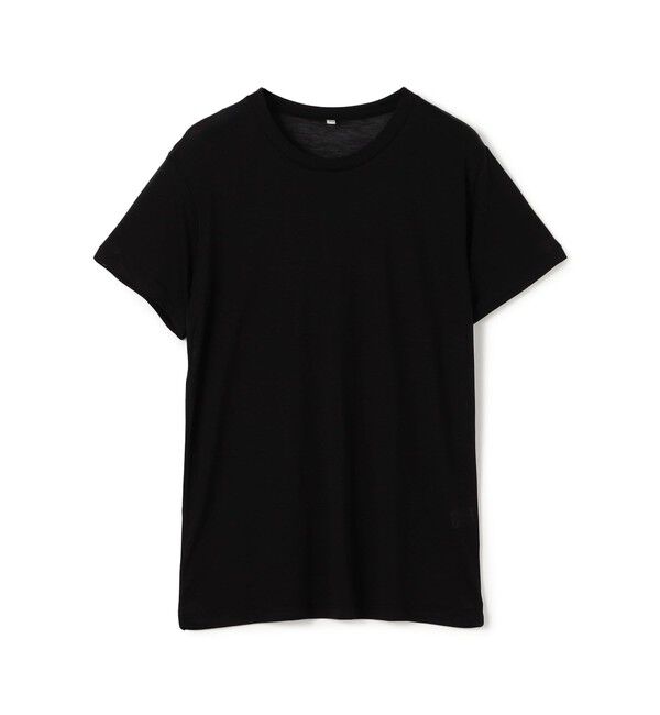 TOMORROWLAND GOODS「BASERANGE バンブー クルーネックプルオーバー」|Tシャツ・カットソー|19 ブラック