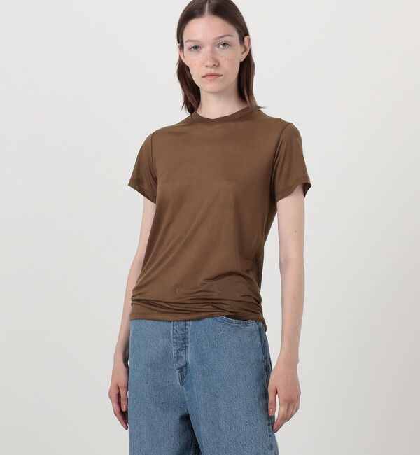TOMORROWLAND GOODS「BASERANGE バンブー クルーネックプルオーバー」|Tシャツ・カットソー|