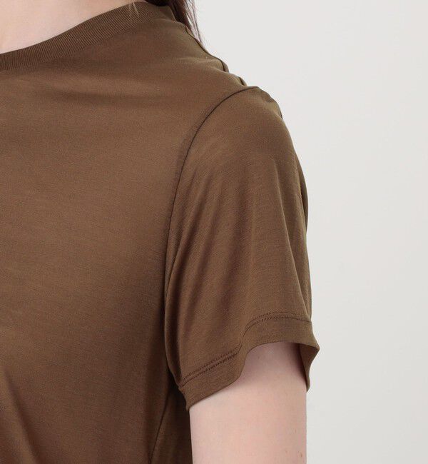 TOMORROWLAND GOODS「BASERANGE バンブー クルーネックプルオーバー」|Tシャツ・カットソー|