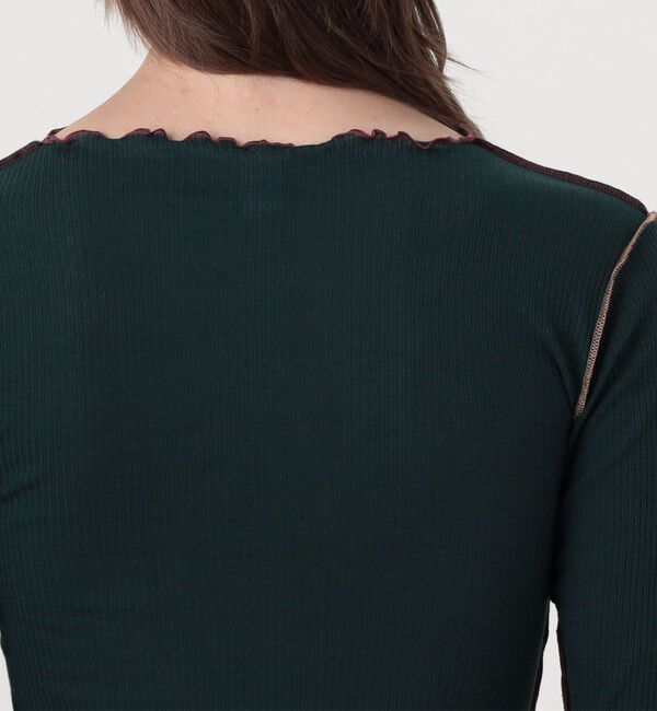 TOMORROWLAND GOODS「BASERANGE VEIN  ボートネックプルオーバー」|Tシャツ・カットソー|