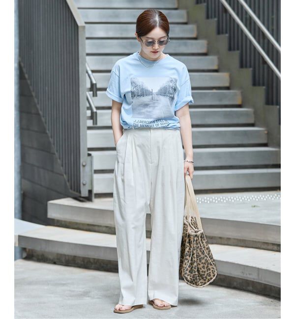 IENA「《洗濯機洗い可》qbag paris/キューバッグ パリ 別注NEST ZIP M バッグ」|トートバッグ|