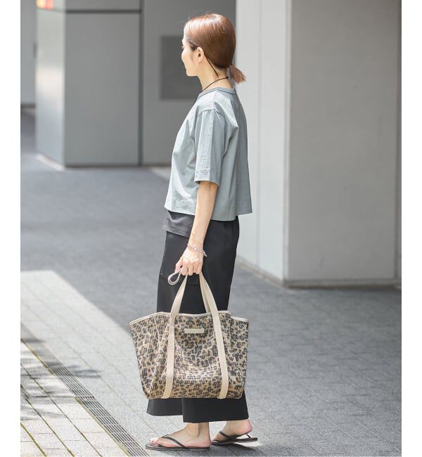 IENA「《洗濯機洗い可》qbag paris/キューバッグ パリ 別注NEST ZIP M バッグ」|トートバッグ|