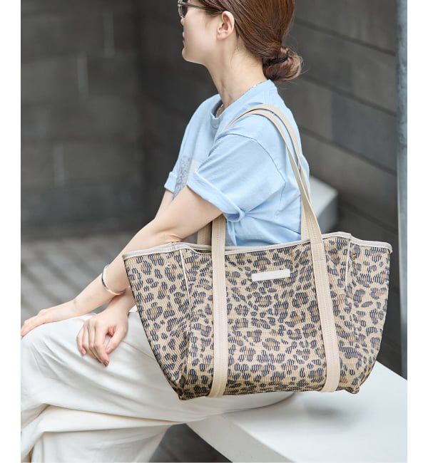 IENA「《洗濯機洗い可》qbag paris/キューバッグ パリ 別注NEST ZIP M バッグ」|トートバッグ|
