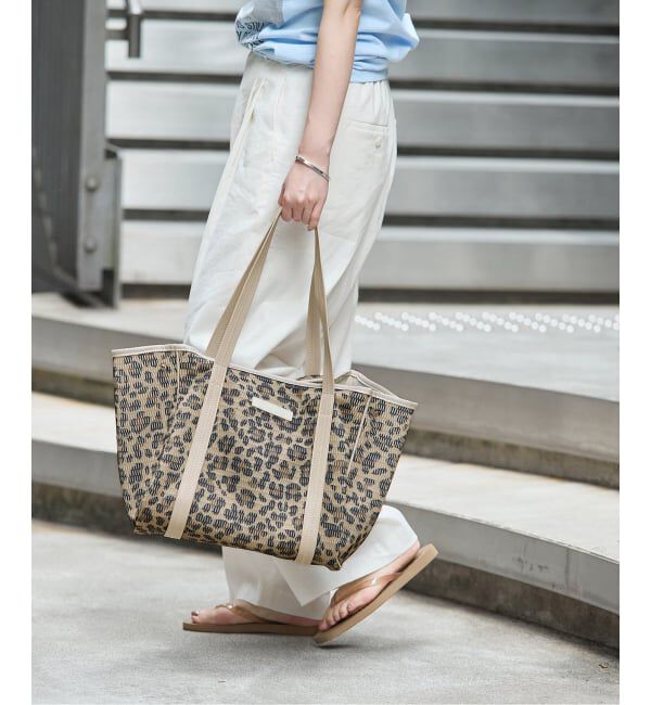 IENA「《洗濯機洗い可》qbag paris/キューバッグ パリ 別注NEST ZIP M バッグ」|トートバッグ|
