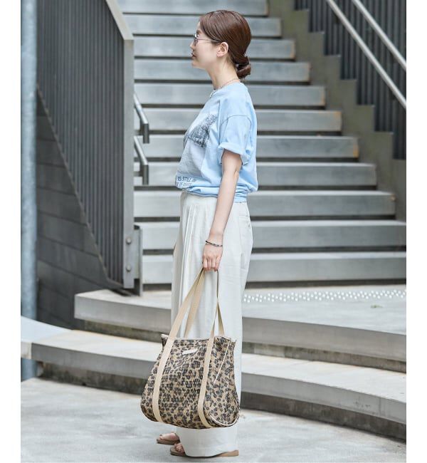 IENA「《洗濯機洗い可》qbag paris/キューバッグ パリ 別注NEST ZIP M バッグ」|トートバッグ|