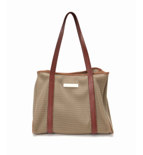 IENA「《洗濯機洗い可》qbag paris/キューバッグ パリ 別注NEST ZIP L バッグ」|トートバッグ|