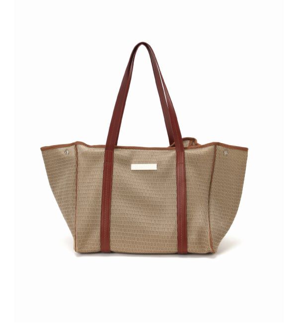 IENA「《洗濯機洗い可》qbag paris/キューバッグ パリ 別注NEST ZIP L バッグ」|トートバッグ|