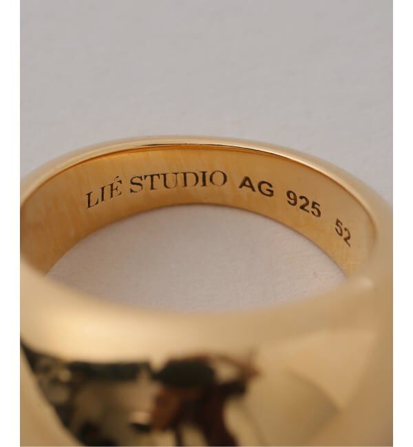 VERMEIL par iena「《予約》LIE STUDIO リエ スタジオ The Leah Ring GOLD」|リング|