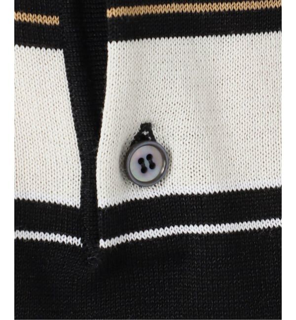 Glyph「《一部店舗+WEB限定》Glyph Multi Border Knit Poloshirt」|ニット・セーター|